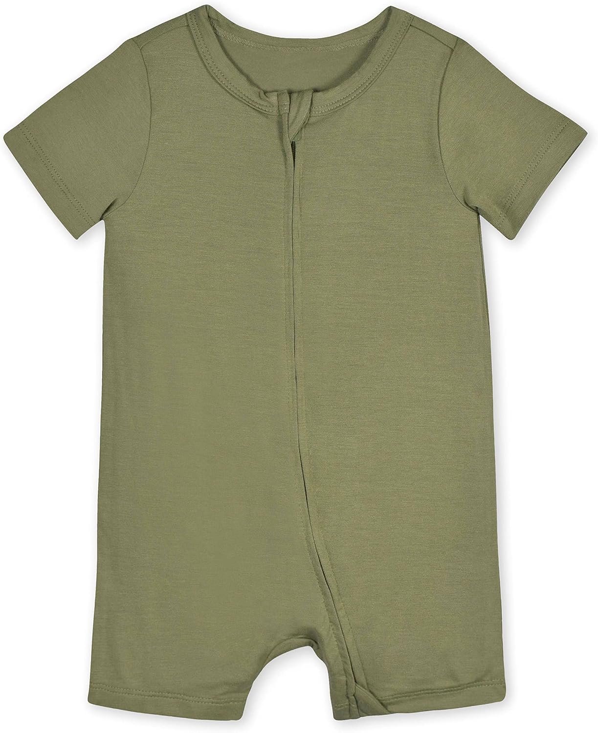 Gerber Unisex Baby Buttery Soft Short Sleeve Romper with Viscose Made from Eucalyptus