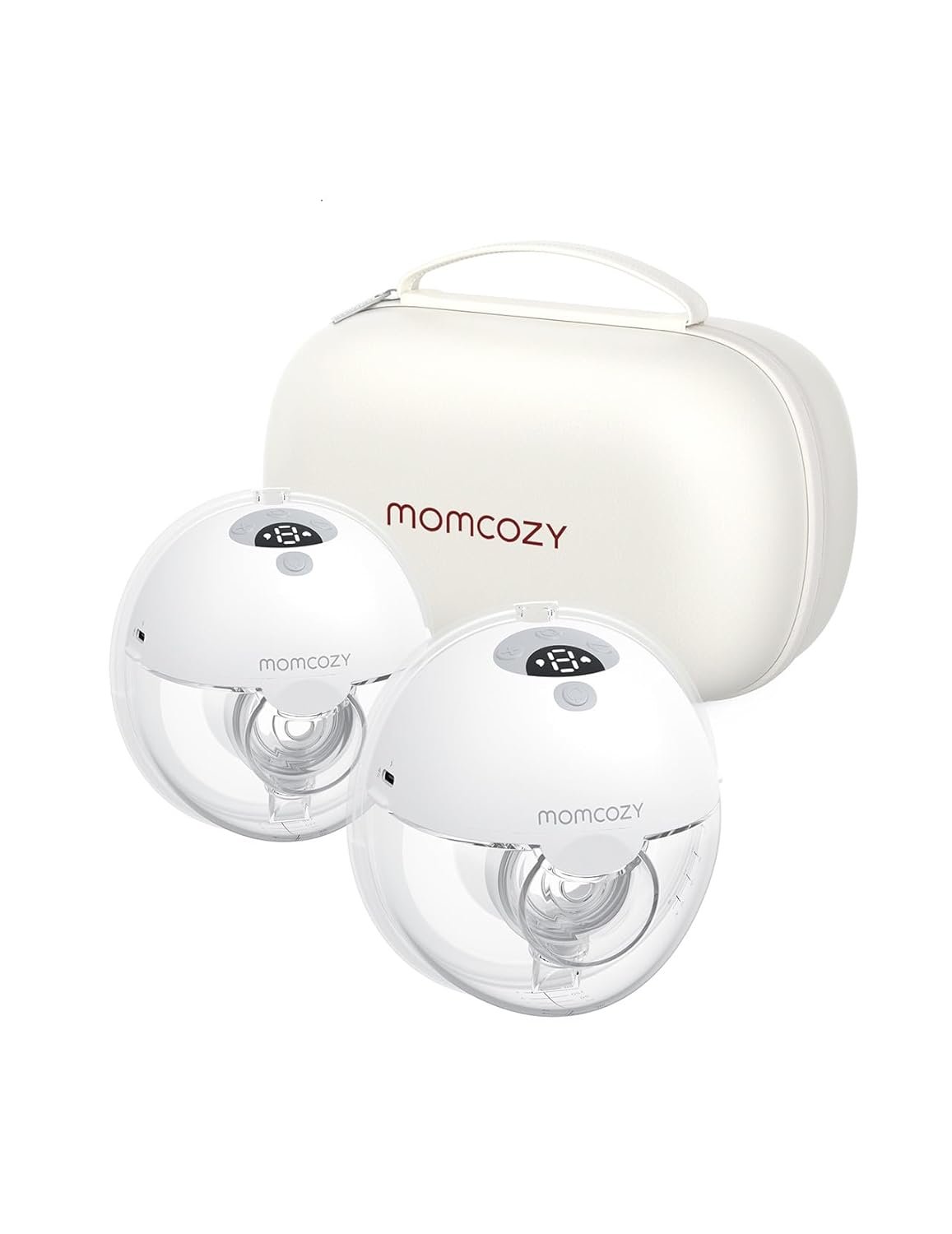 Momcozy Breast Pump, Double-Sealed Flange for Comfort - 24mm, 2 Pack Ash Gray