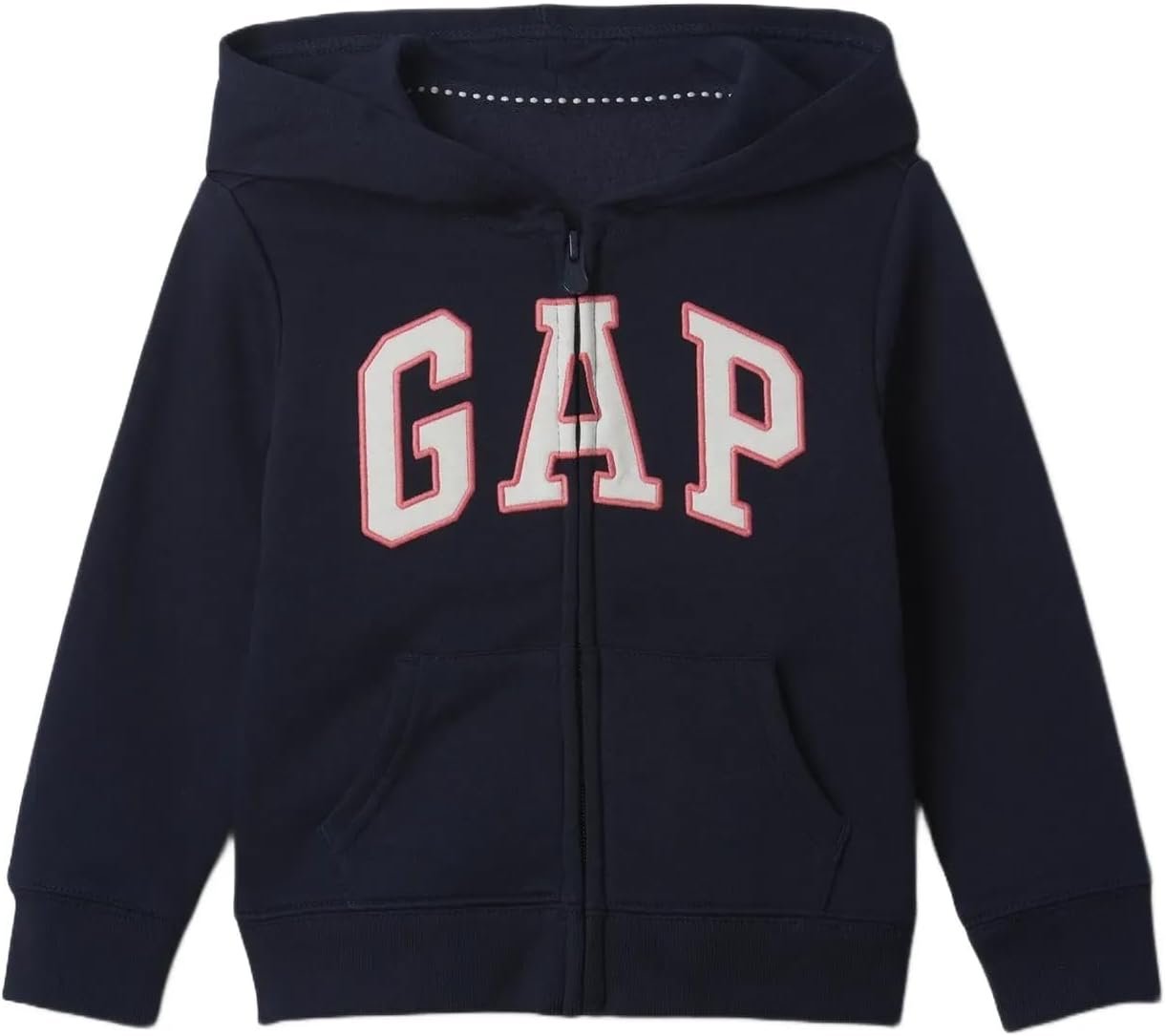 GAP Baby Girls Logo Full Zip Hoodie Hooded Sweatshirt
