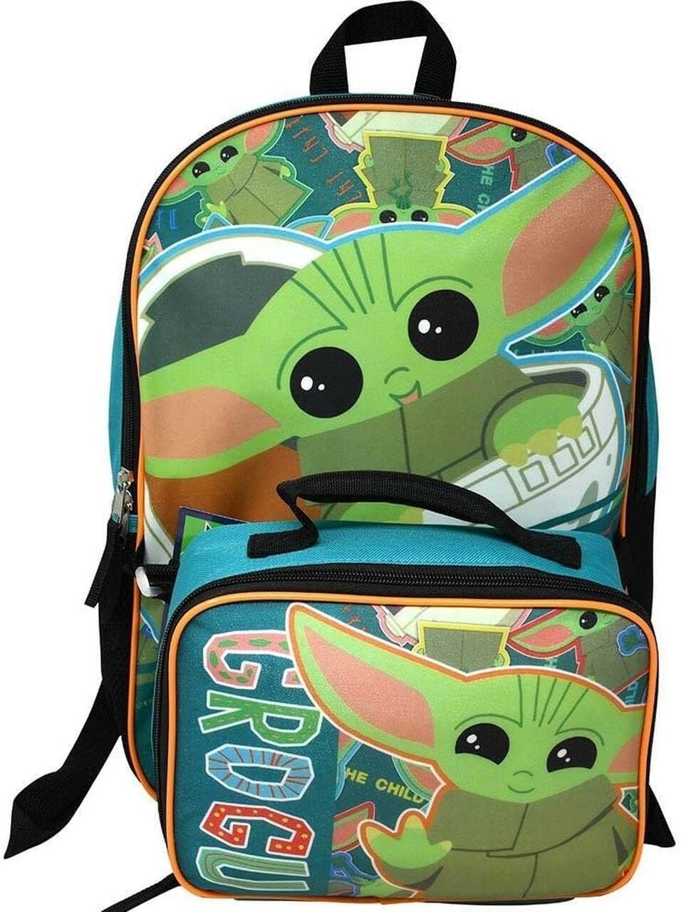 Bioworld Star Wars The Child 16" Backpack with Lunch Bag Set