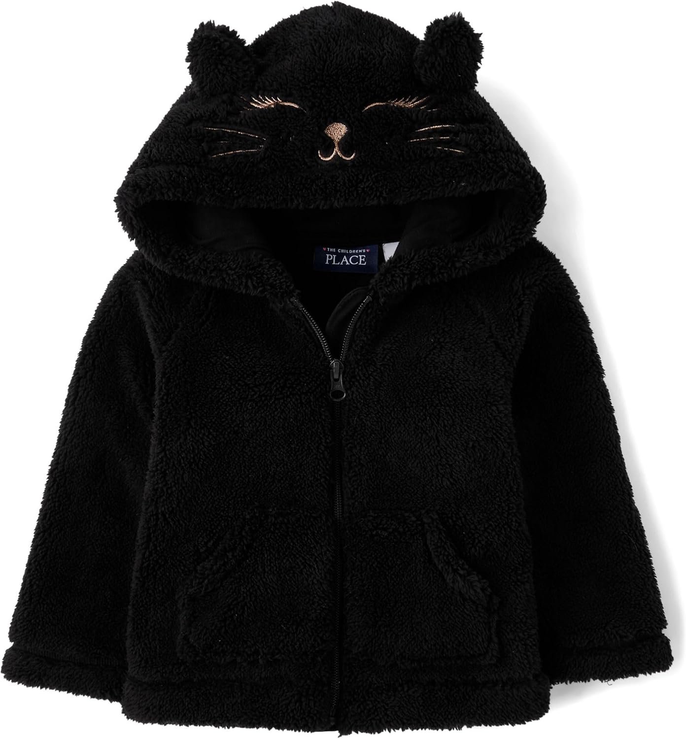 The Children's Place baby-girls And Toddler Cozy Sherpa Hooded Full Zip Jacket