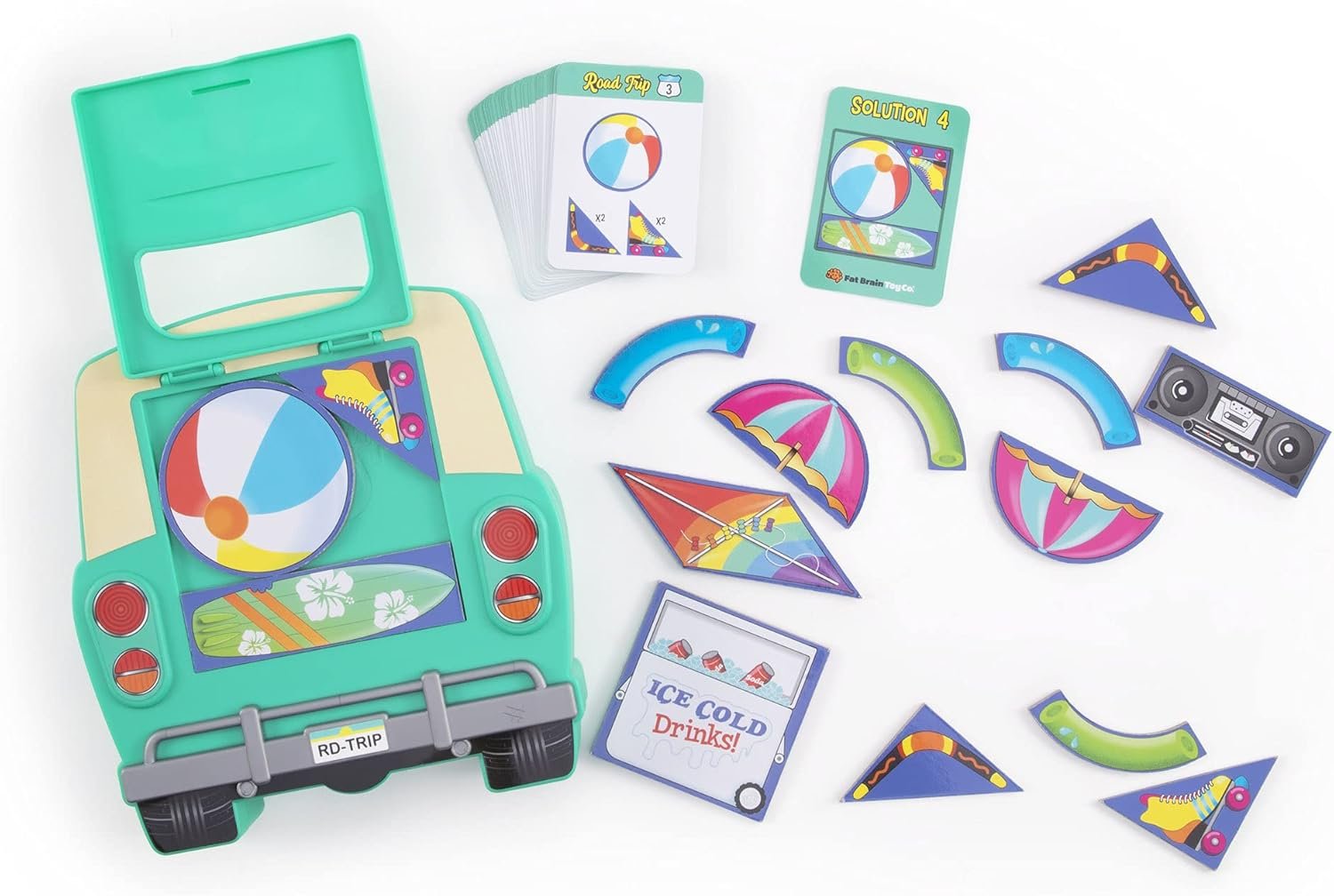 Fat Brain Toys Road Trip Packing Puzzle - Travel Brainteaser Game for Ages 8+