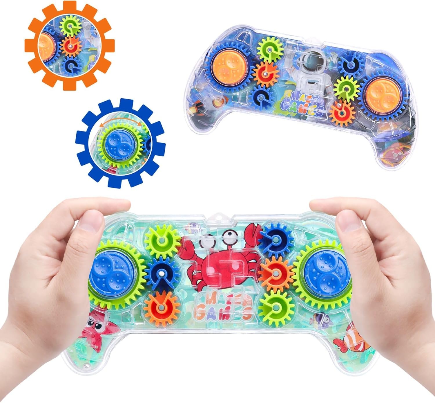 SEVENKA 2 Pack Maze Puzzle Games for Kids Ages 3-8, 3D Mind Puzzles Brain Teasers Gravity Ball Game, Maze Ball Puzzle Toy for Kids Adults, Developmental Games Toys
