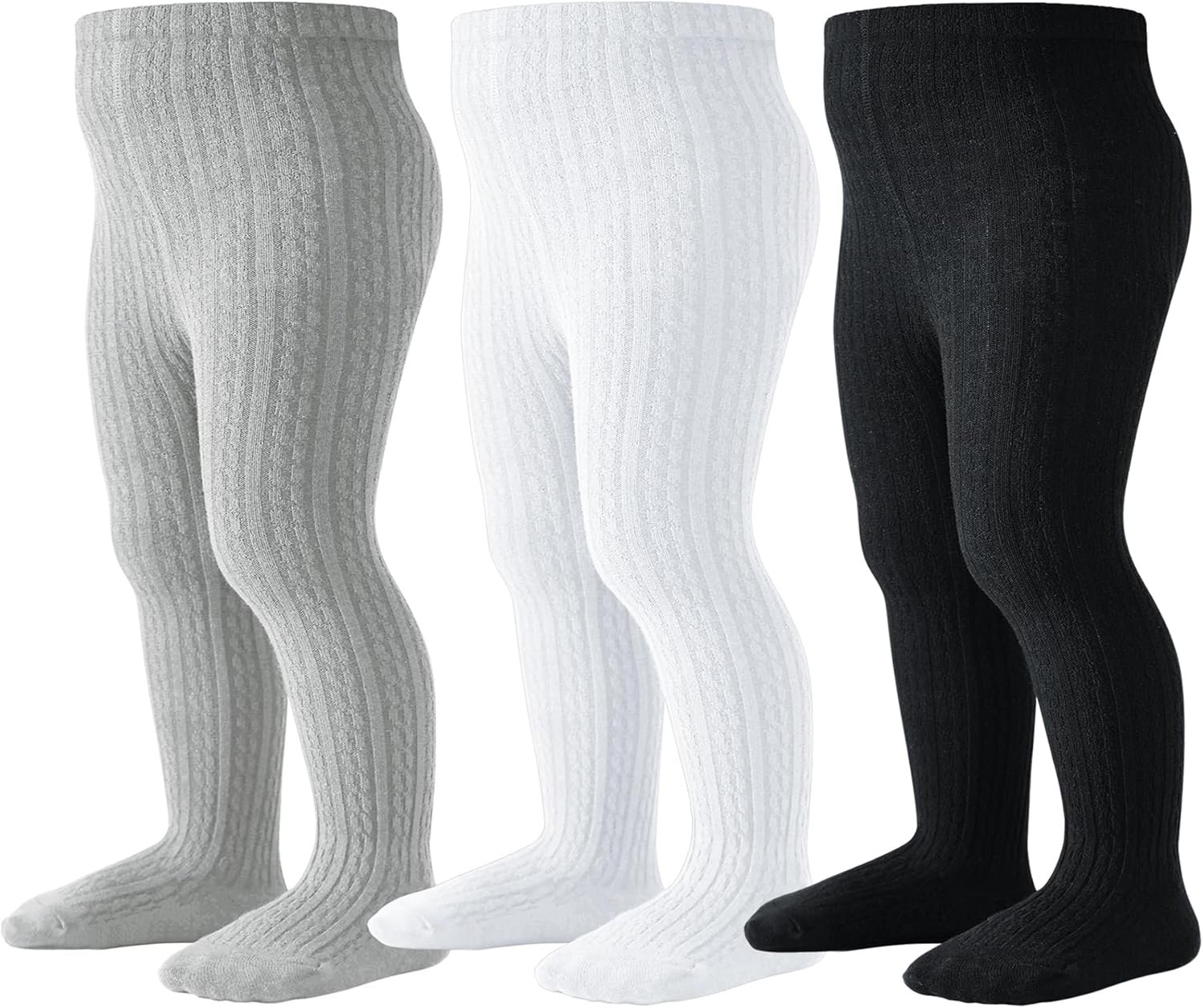 Baby Tights Toddler Stockings Tights Soft Cotton Cable Knit Baby Girl Tight Leggings Newborn Infant 0-4T
